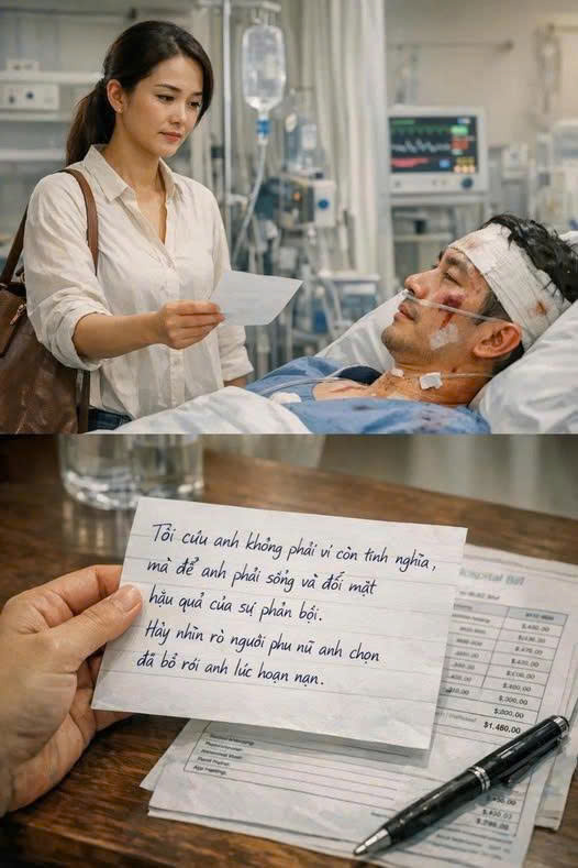 Bỏ vợ 10 năm tình nghĩa chồng ngo:ại tì:nh với bồ trẻ. Hôm ấy, thấy chồng và bồ bị t::ai n::ạn nằ::m giữa đường, người vợ đã quay lại làm một việc không ai tưởng…