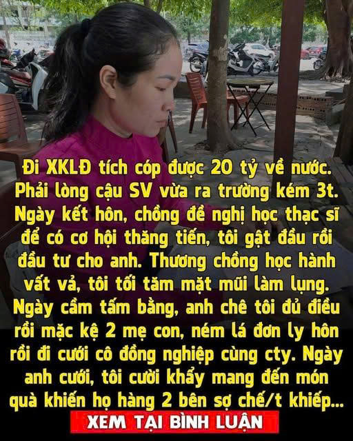 Nuôi chồng thành tiến sĩ rồi chồng “bay” đi lấy vợ khác